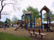 Picture of playground at Ontario Beach Park.