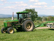 Picture of John Deere tractor.