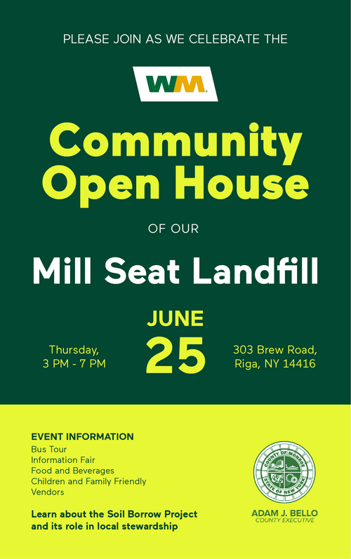 Community Open House of our Mill Seat Landfill