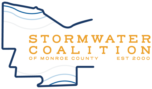 Logo for Storm Water Coalition of Monroe County EST 2000