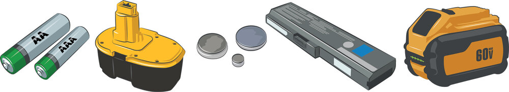 Batteries Illustrations