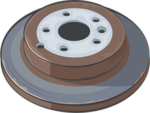 Brake Drum Illustration