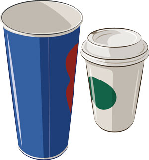 Paper Cups Illustration