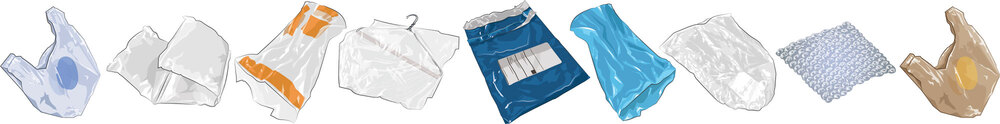 Plastic Bags Illustration