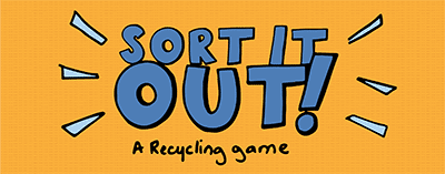 Sort It Out A recycling game logo