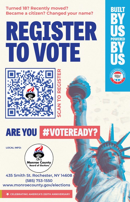 2026 National Voter Registration Day - Style 2 Poster - English