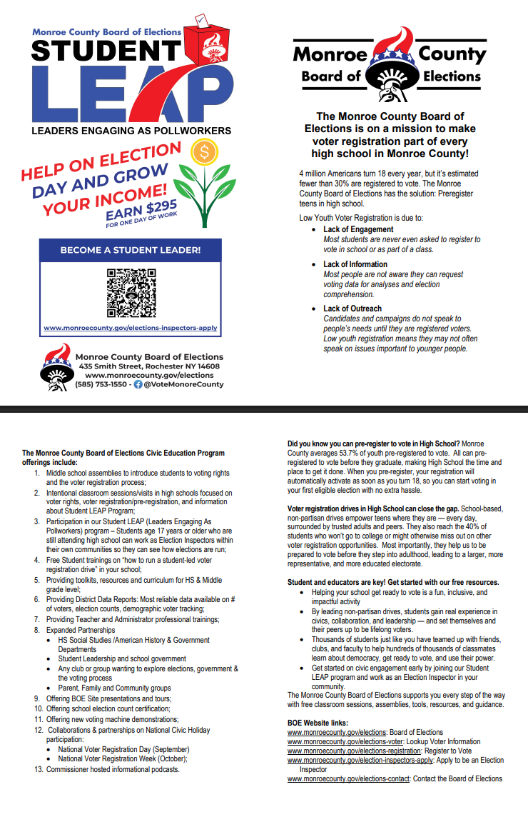 Student LEAP Brochure
