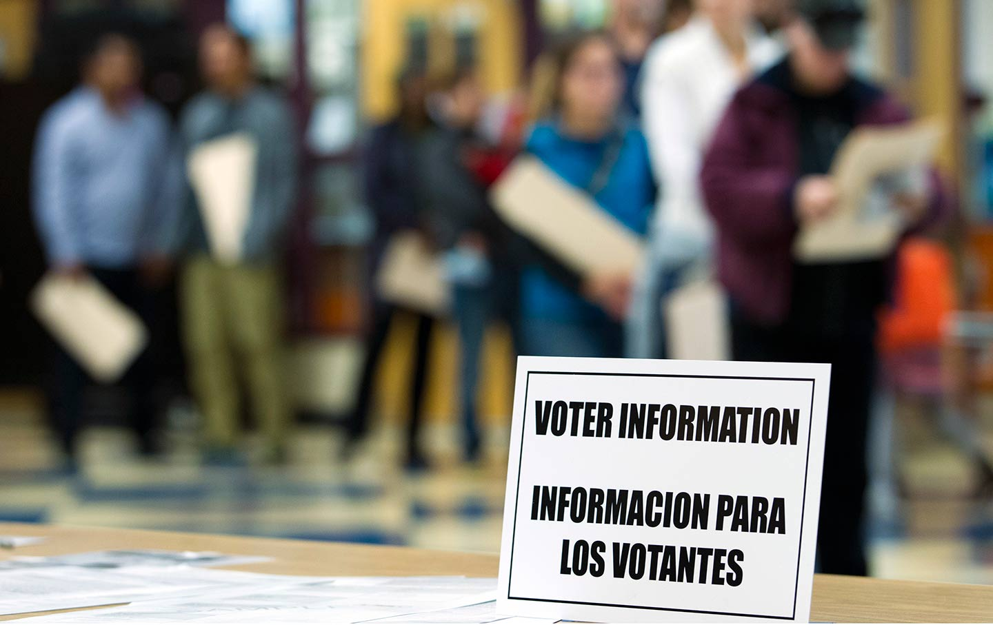 Voter Information/Informacion Para Los Votantes graphic