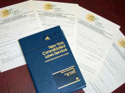Picture of DBA paperwork.