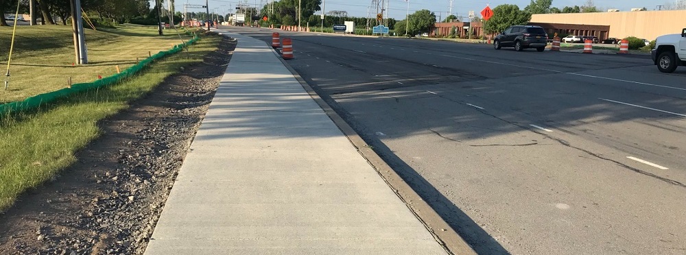 Picture of two traffic lights.