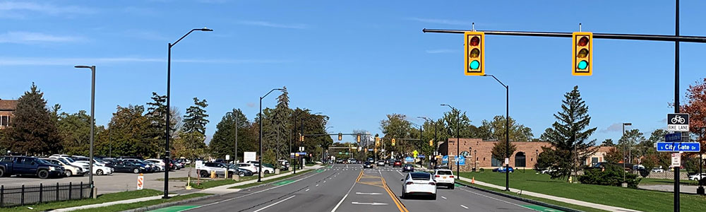 Picture of traffic lights