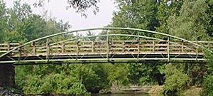 Picture of the refurbished Stuart Road Bridge.