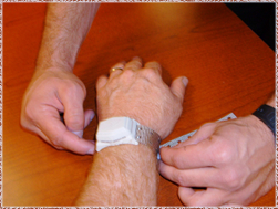 Picture of project lifesaver wristband