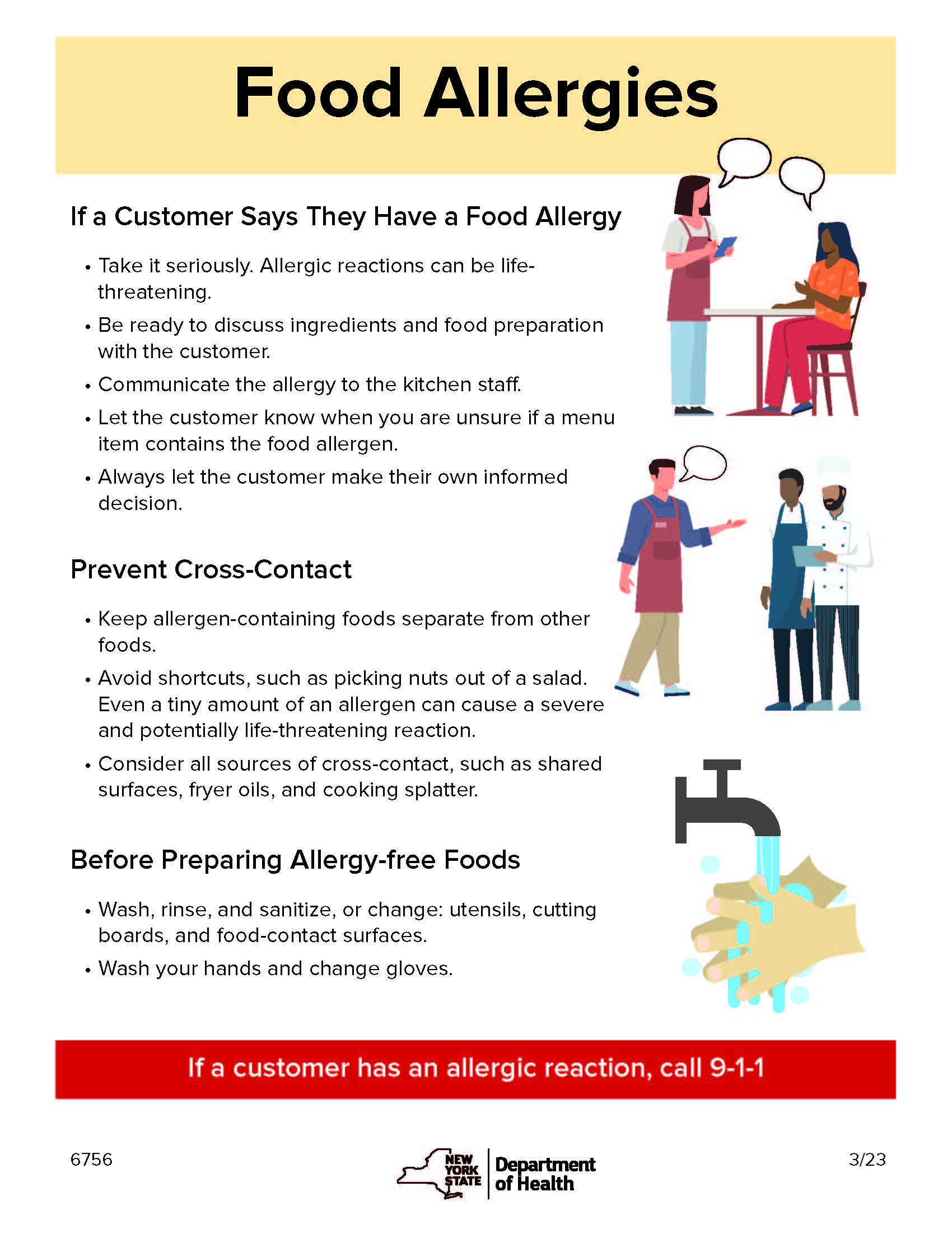 Food Allergen Poster