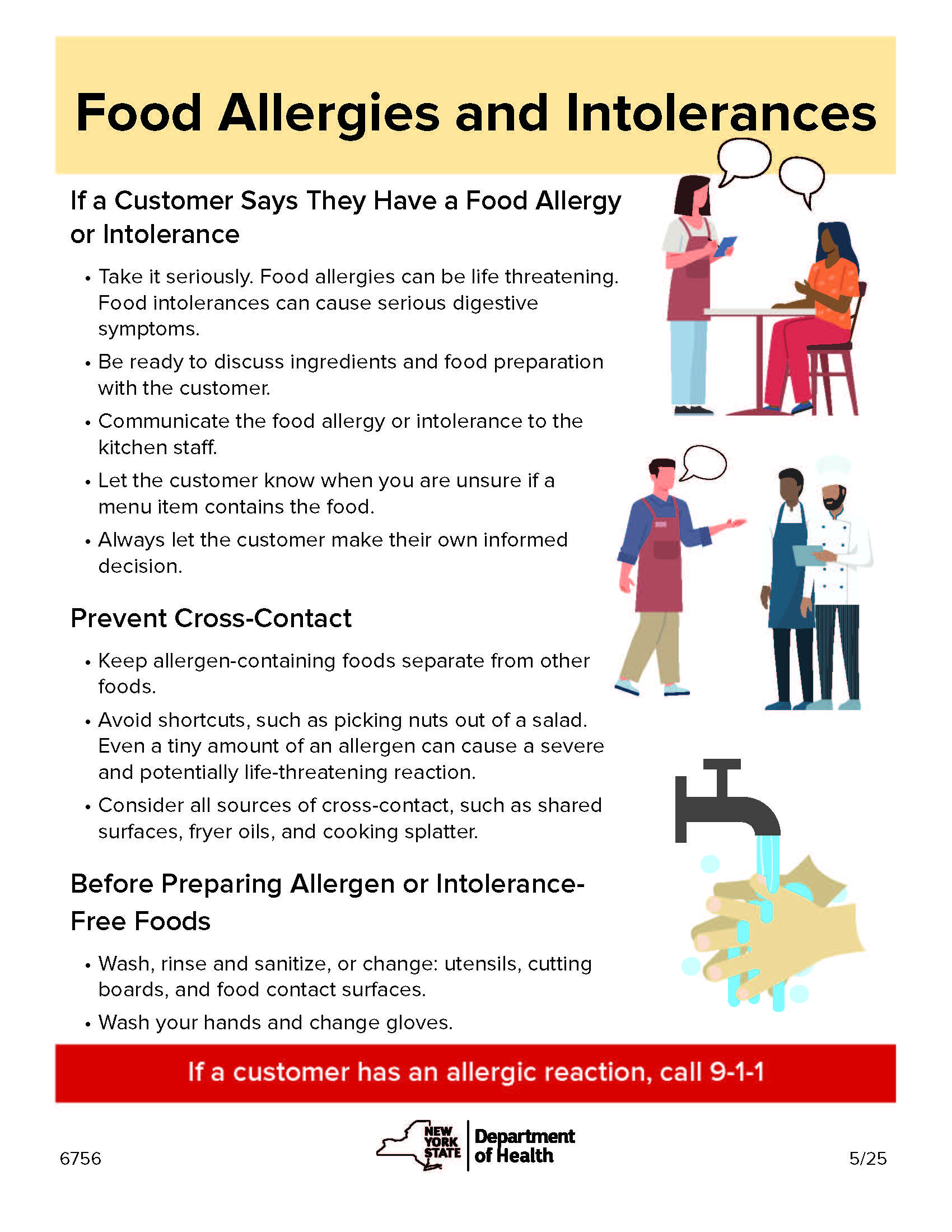Food Allergen Poster