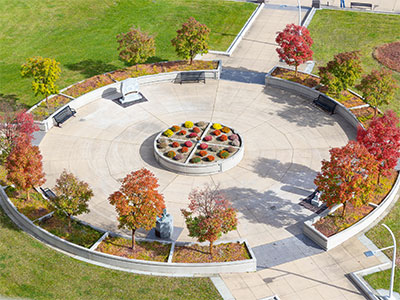 Overhead Photo of Circle