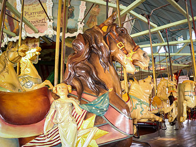Photo of carousel horse