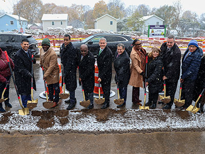 Photo of ground breaking