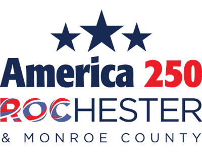 America  250 Rochester Celebration Logo