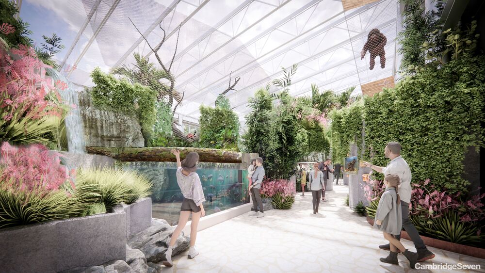 Rendering of exhibit
