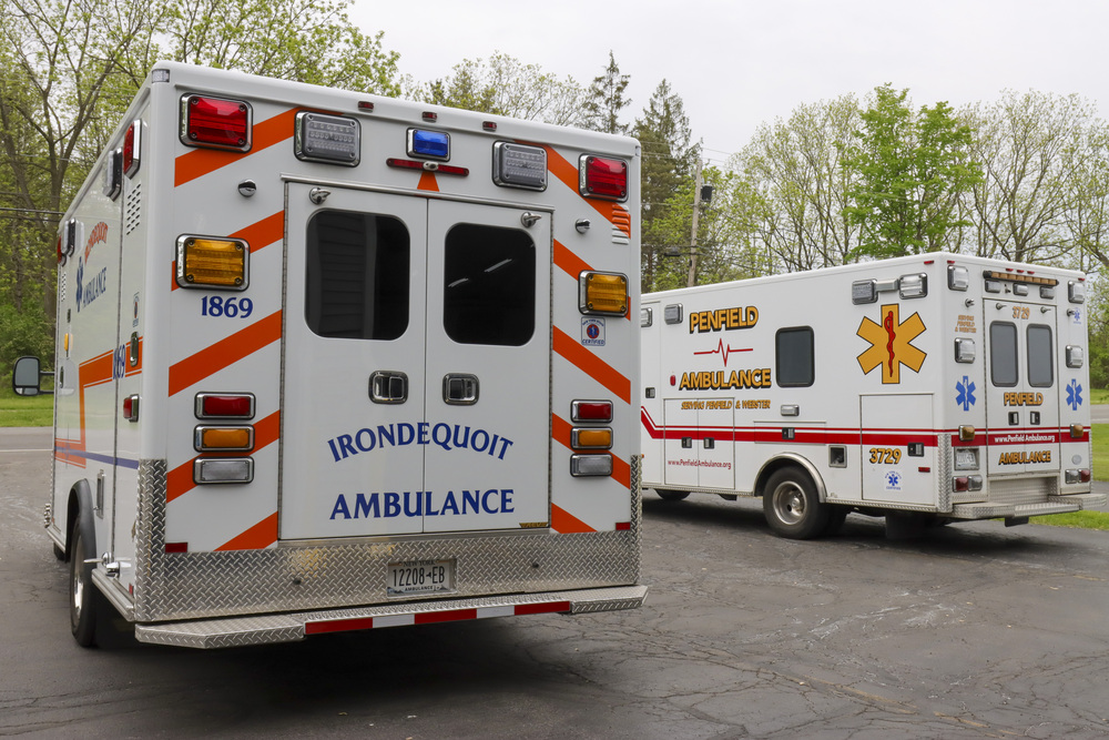 Photo of ambulances