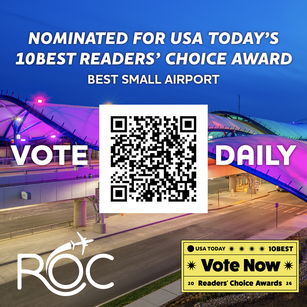 Nominated For USA Today's 10BEST Readers' Choice Award Best Small Airport, Vote Daily