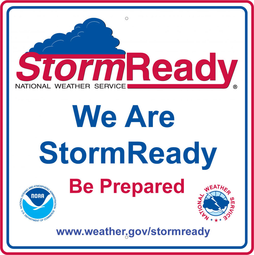 We Are StormReady Badge