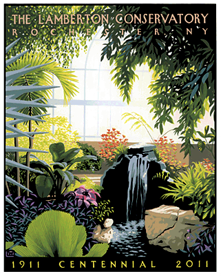 Lamberton Conservatory Centennial Poster