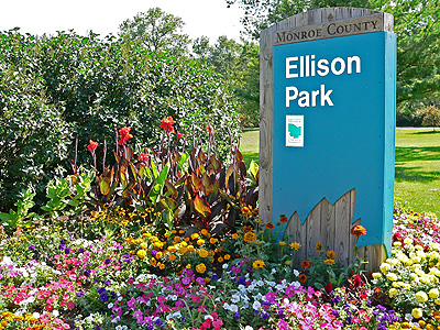 Ellison Park Entrance Sign
