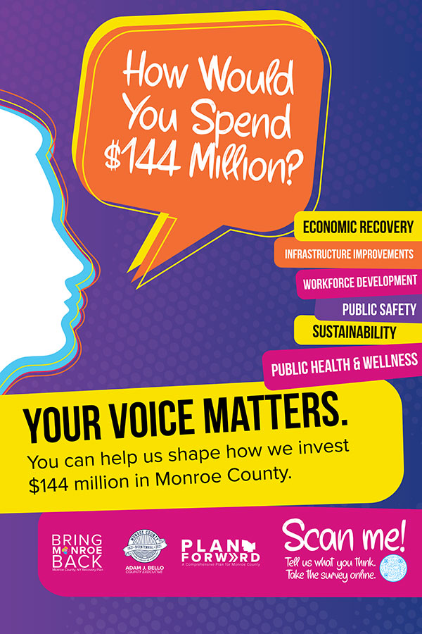 Advertisement Graphic with wording "How would you spend $144 Million?" 