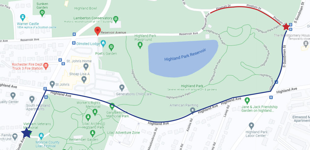 Map of Parade
