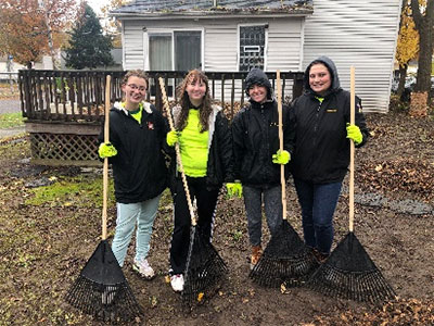 Fall clean up photo