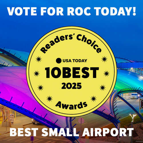 Vote for ROC today! Best small airport