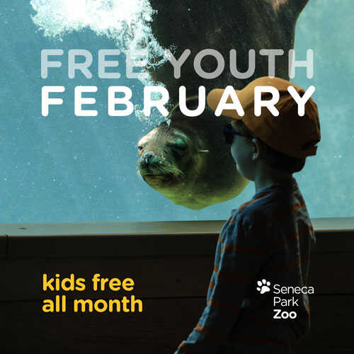 Free Youth February - Seneca Park Zoo
