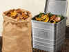 Photo of compost and leaves